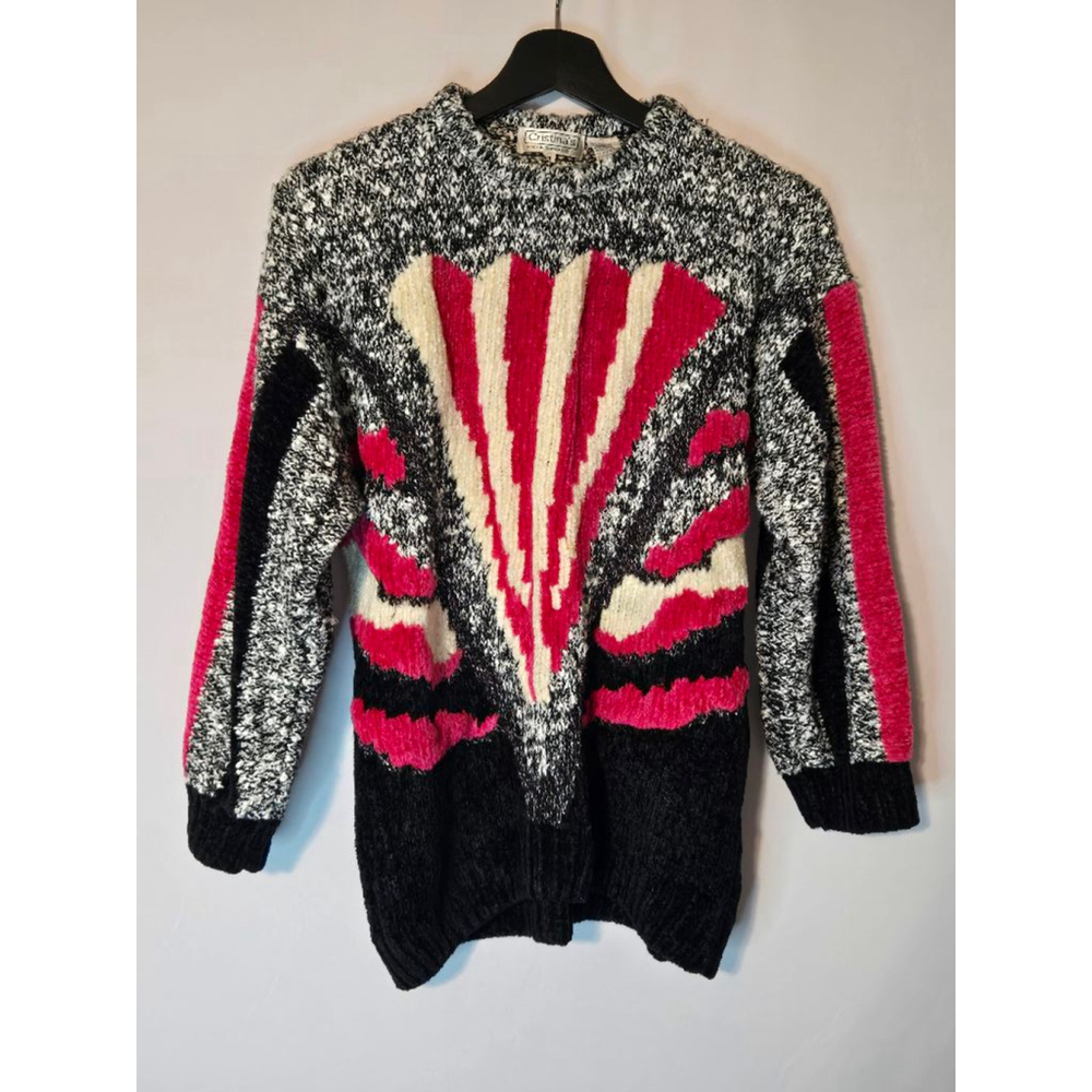 Vintage 90's Women's Cristina's Acrylic Blend Grannie Style Sweater